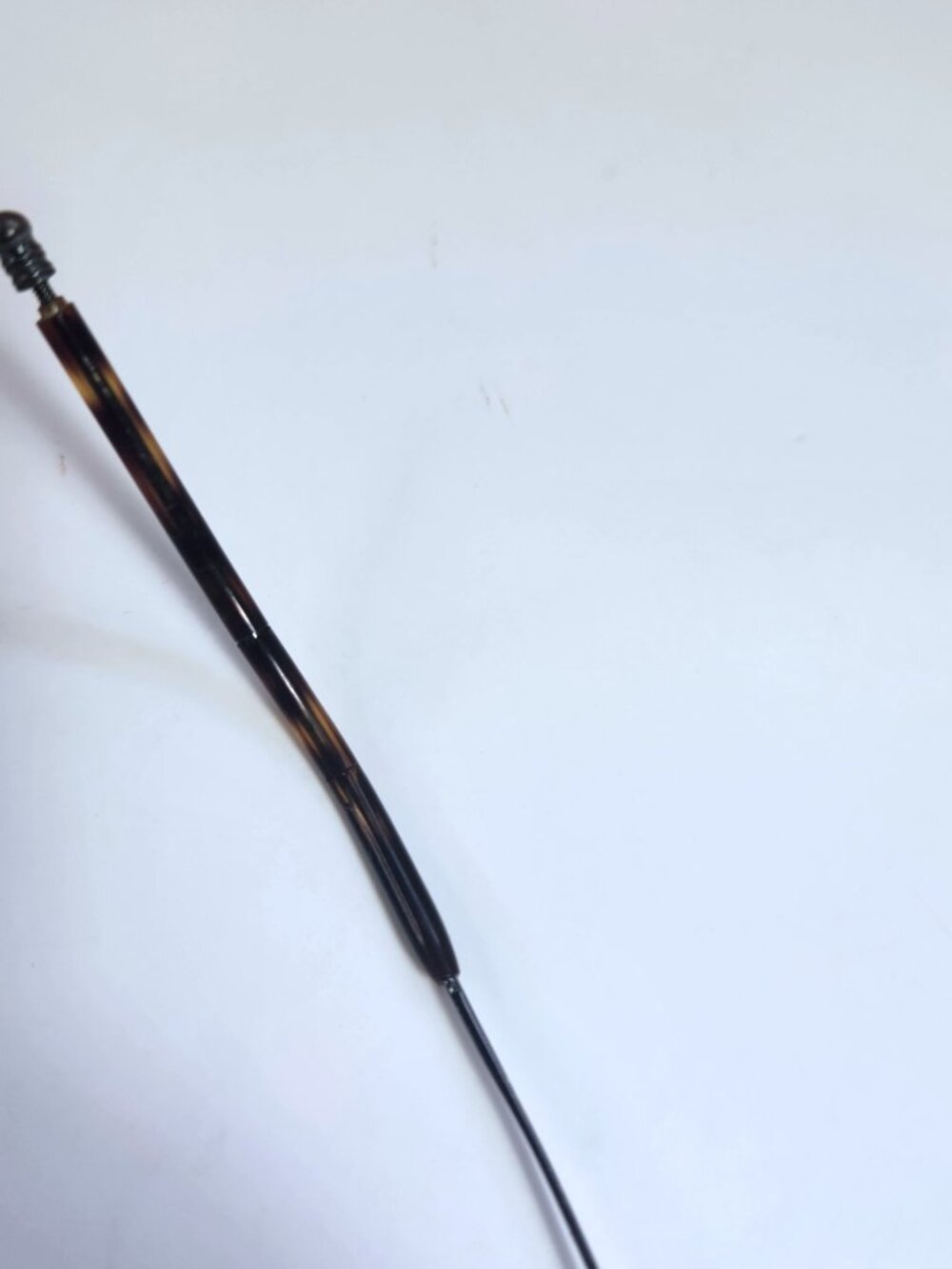Vintage Moschino M 3539-V Tortoise Eyeglass Frame Front Only Parts Repair Salvag - Picture 7 of 10